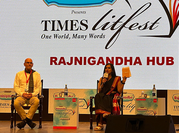 Als Stargast auf dem Times of India LitFest 2025