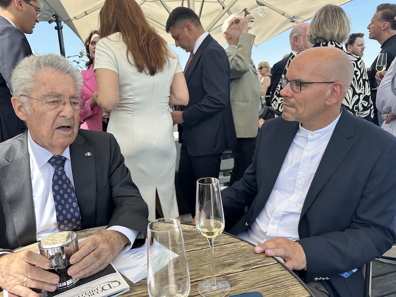 Mit Altbundespräsident Heinz Fischer, Wien 2025